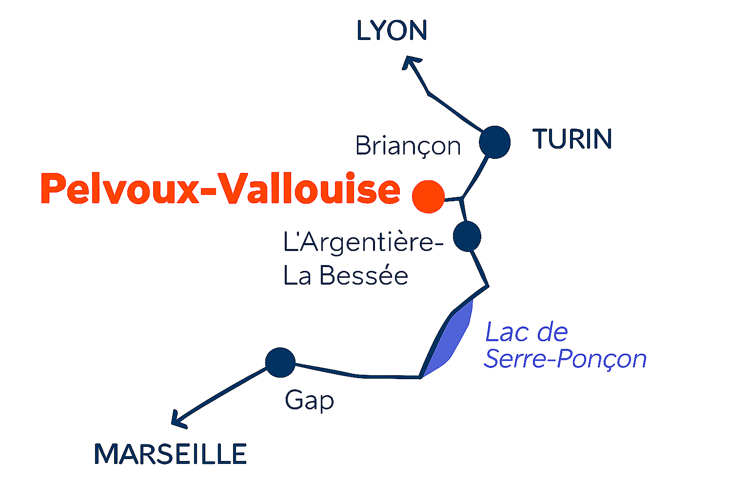 Plan Domaine Pelvoux Vallouise